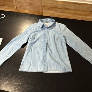 Express portofino light wash denim size small women’s